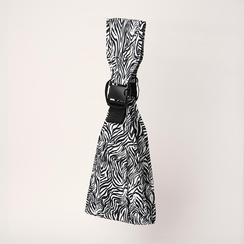 Nubioo Toddler Carrier in Urban Zebra pattern. 